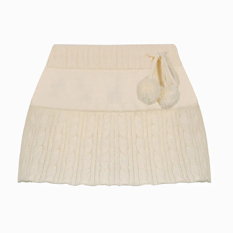 Allukasa - Twist Wool Woven Skirt