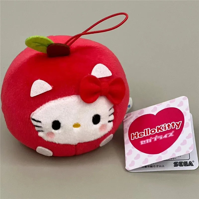 Hello Kitty Apple Head Keyring