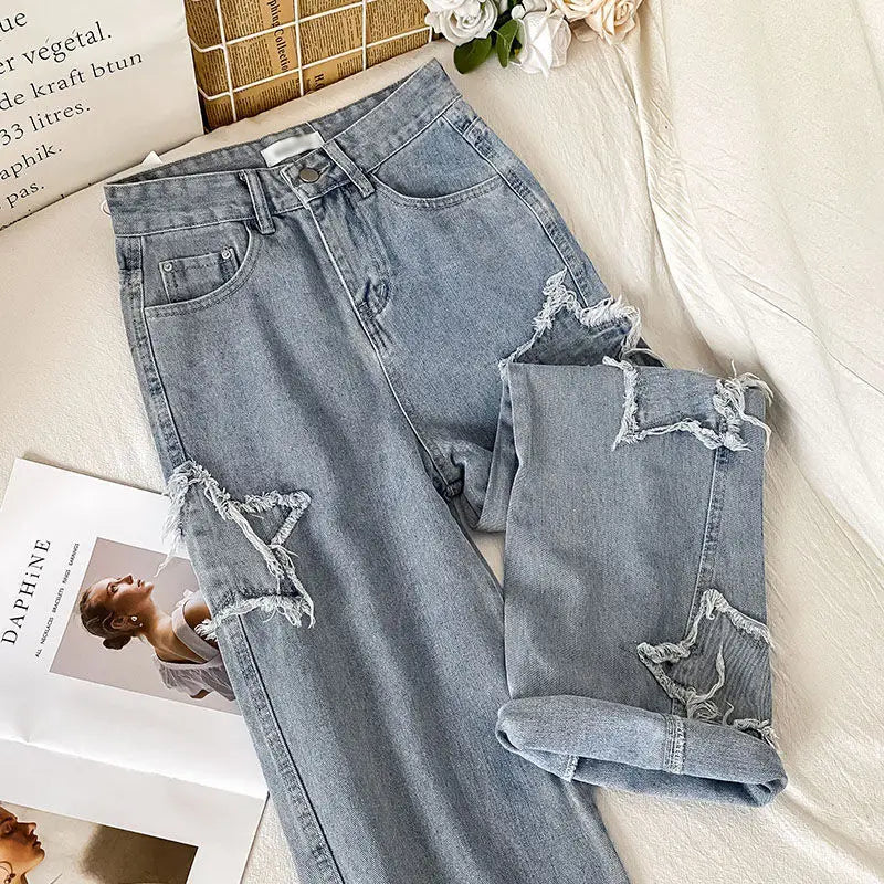 High-waist skinny stretch jeans 