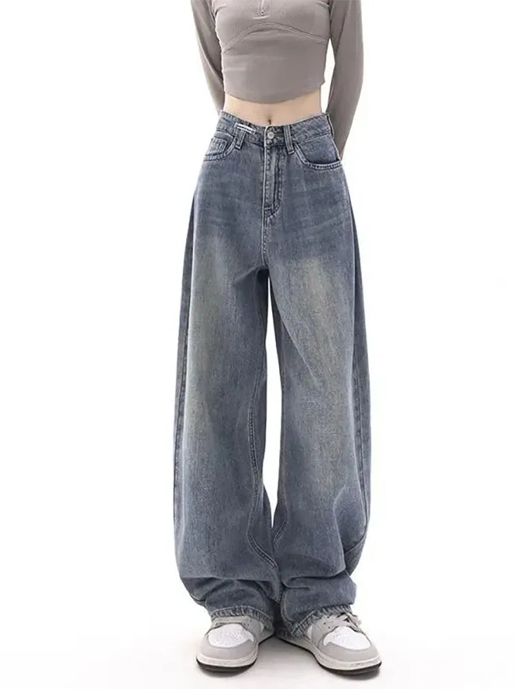 Y2K Retro Wide-Leg Jeans