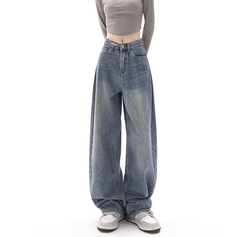 Y2K Retro Wide-Leg Jeans