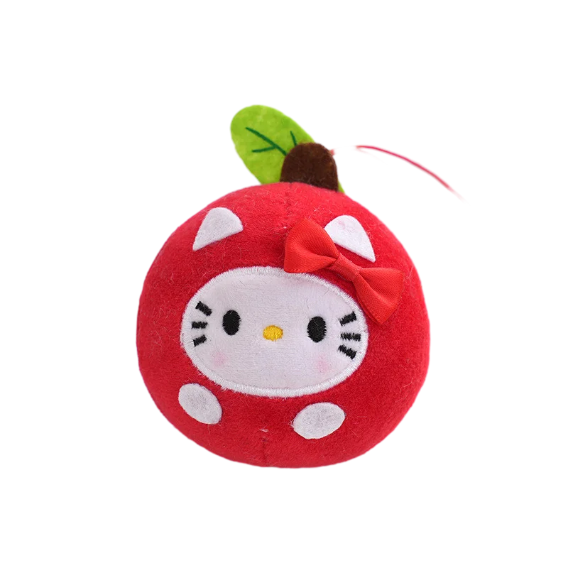 Hello Kitty Apple Head Keyring