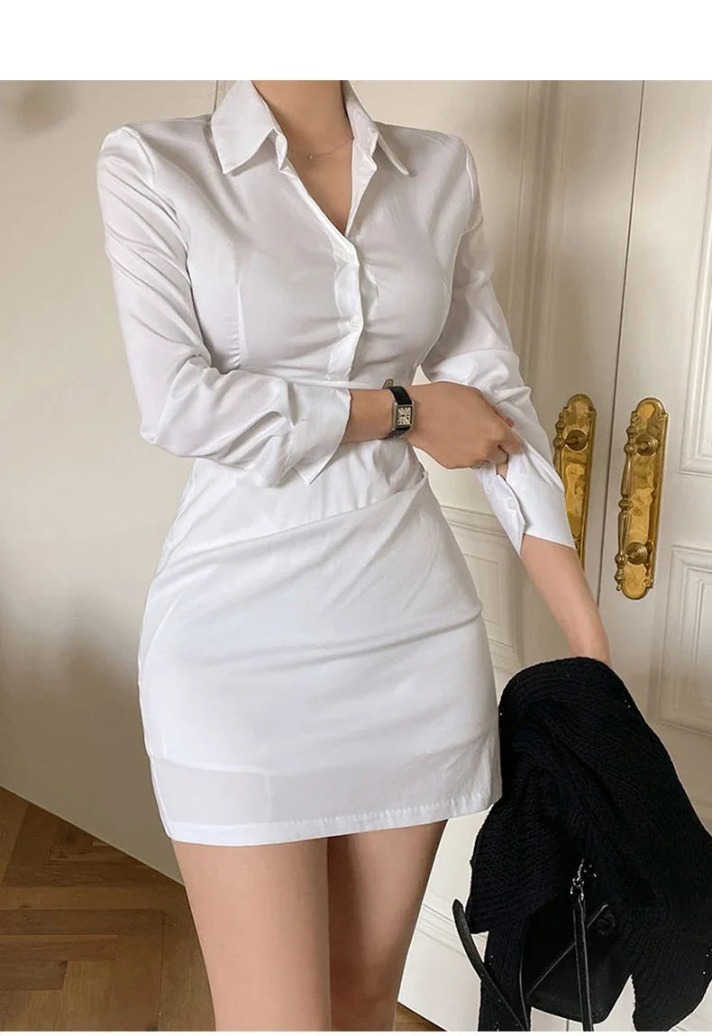 WAITSUN - White Shirt Dress 