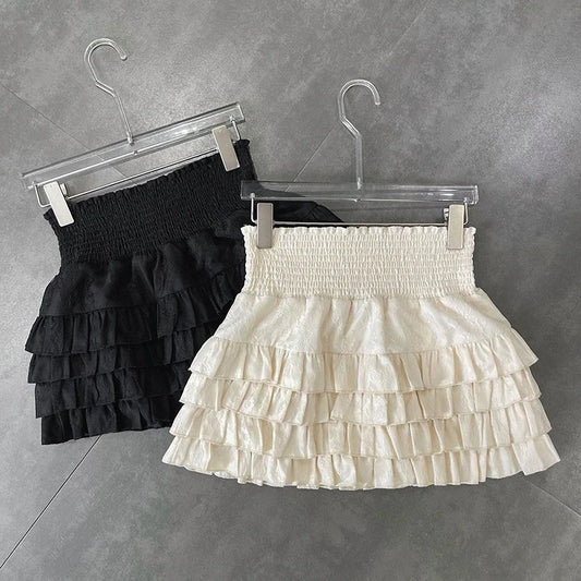 empire - Ruffle Mini Skirt