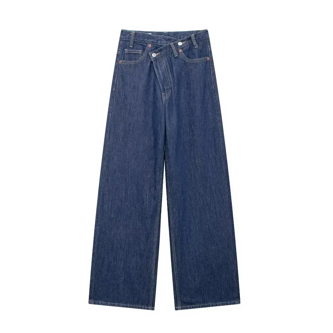 TRAF - Wide-Leg Denim Jeans