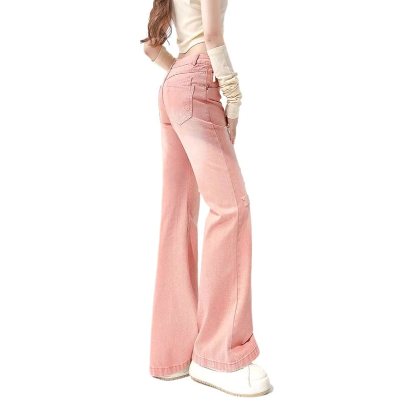 Pink Star Y2K Jeans