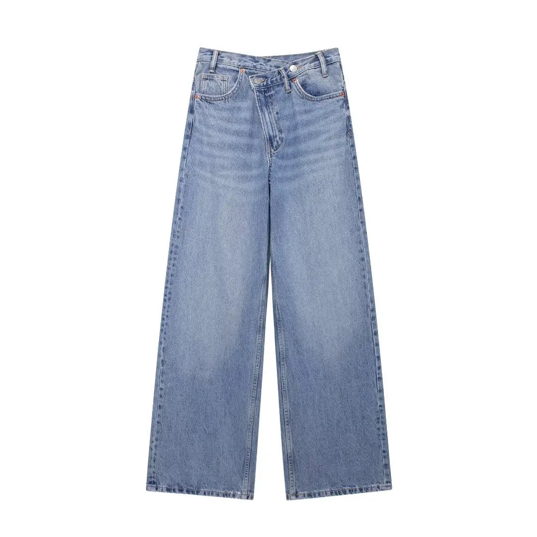 TRAF - Wide-Leg Denim Jeans