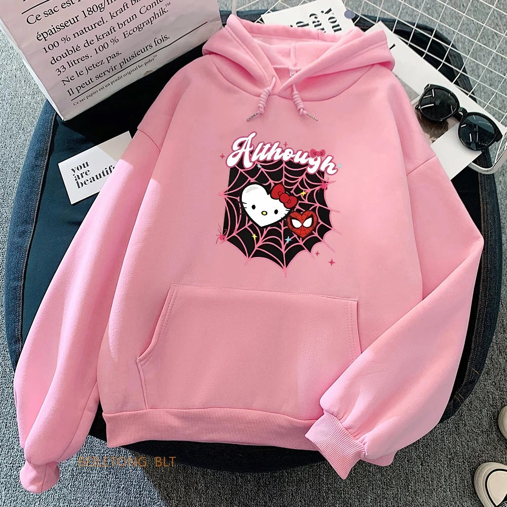 Kawaii Sanrio Spider Hello Kitty Hoodie