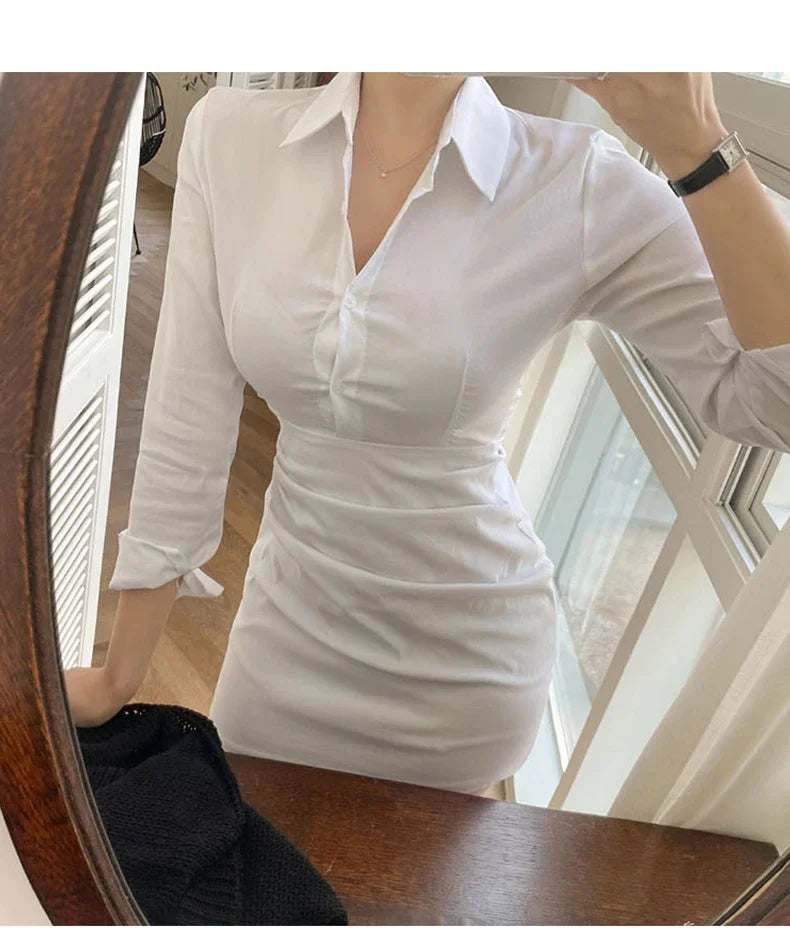 WAITSUN - White Shirt Dress 