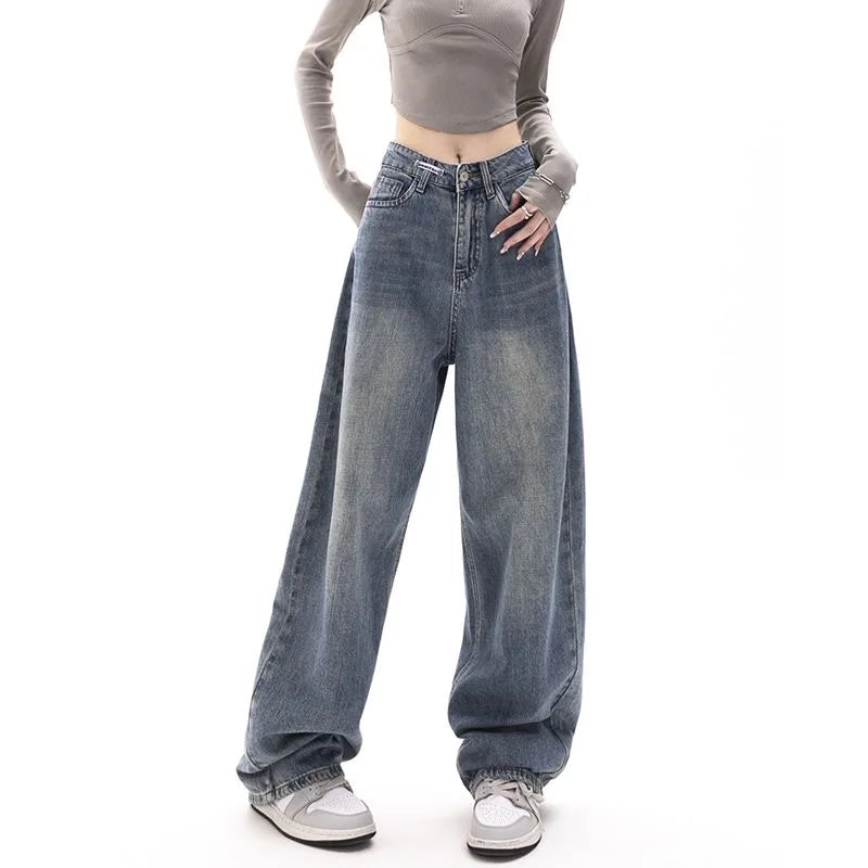 Y2K Retro Wide-Leg Jeans