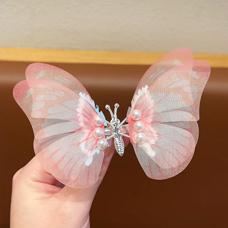 Lace Butterfly Hair Clips 