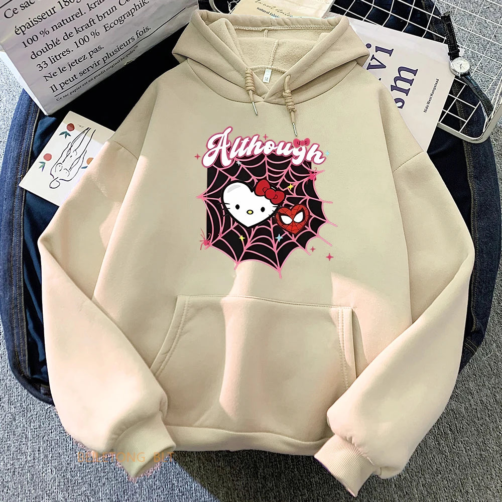 Kawaii Sanrio Spider Hello Kitty Hoodie