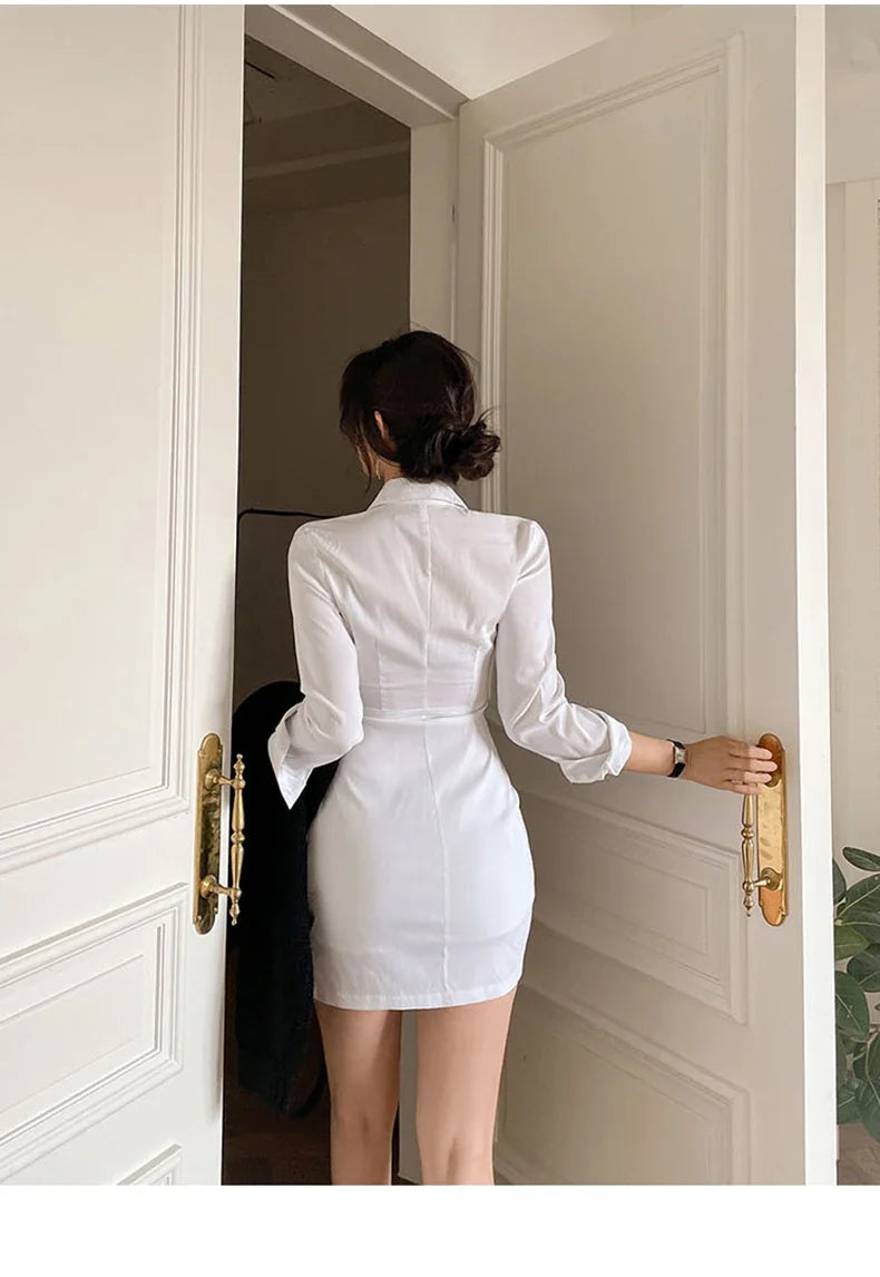 WAITSUN - White Shirt Dress 