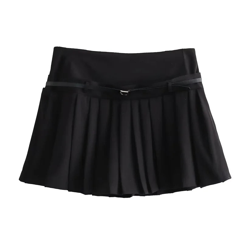 TRAF - Mini Pleated Skirt for Women