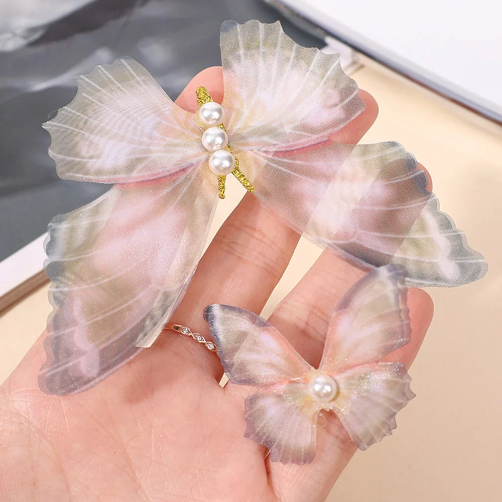 Lace Butterfly Hair Clips 