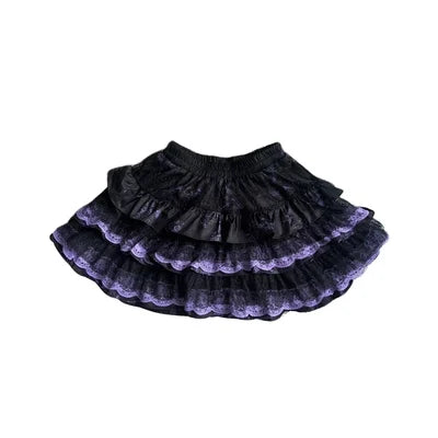 Aivenela - Lolita Gothic Layered Skirt