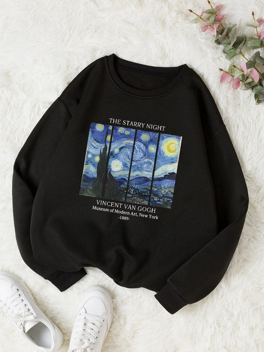 Thermal Lined Crew Neck Sweatshirt