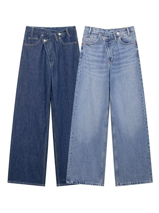 TRAF - Wide-Leg Denim Jeans