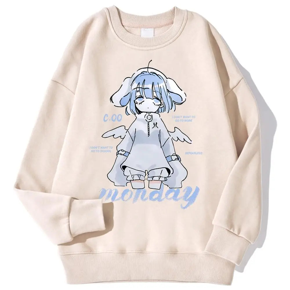 Anime Girl Design Sweatshirt 