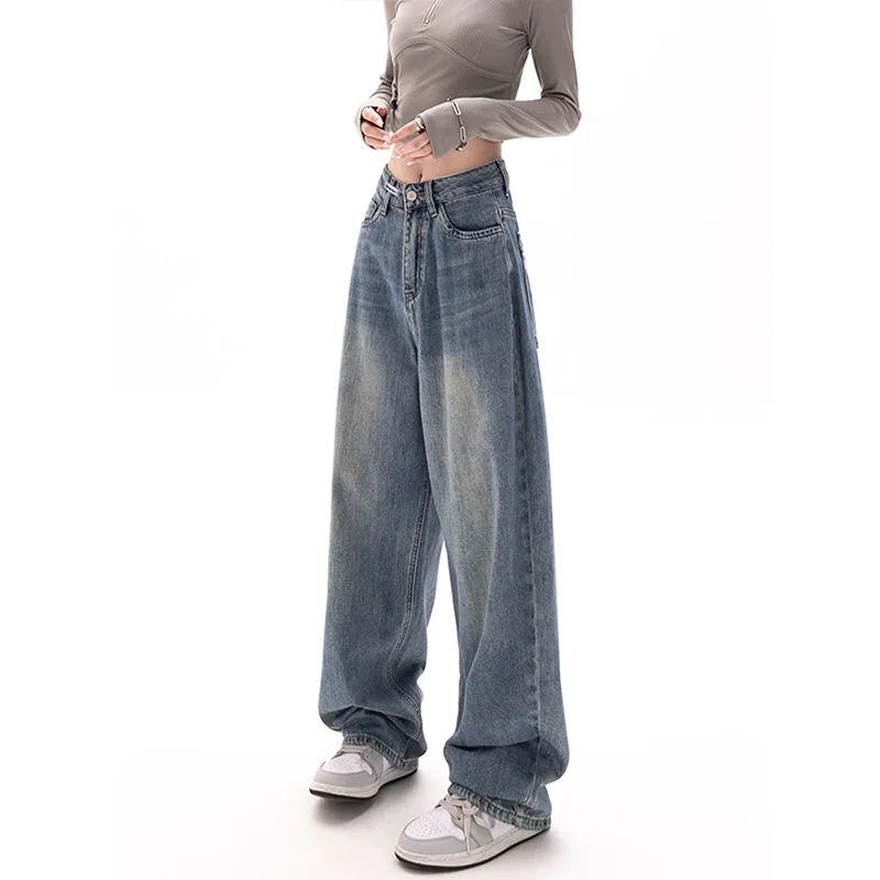 Y2K Retro Wide-Leg Jeans