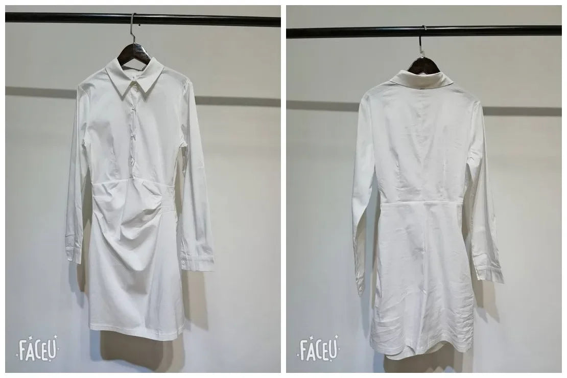 WAITSUN - White Shirt Dress 