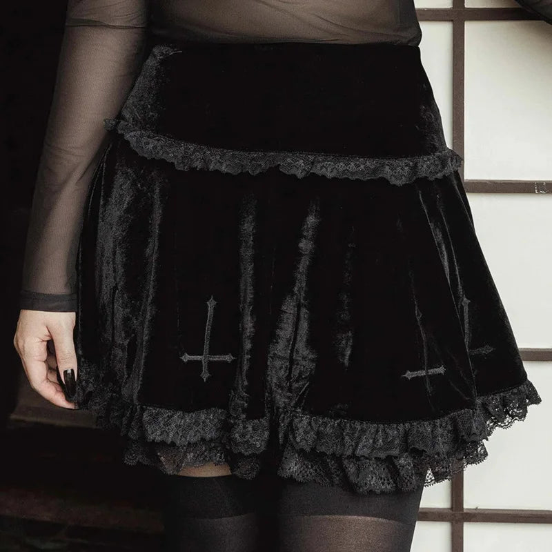 Gaono - Pleated Mini Skirt