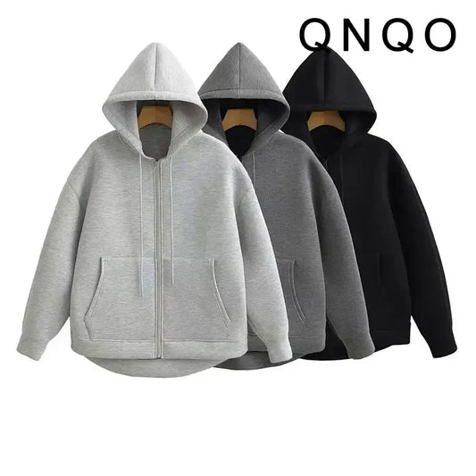 QNQO - Women's Casual Hoodie 