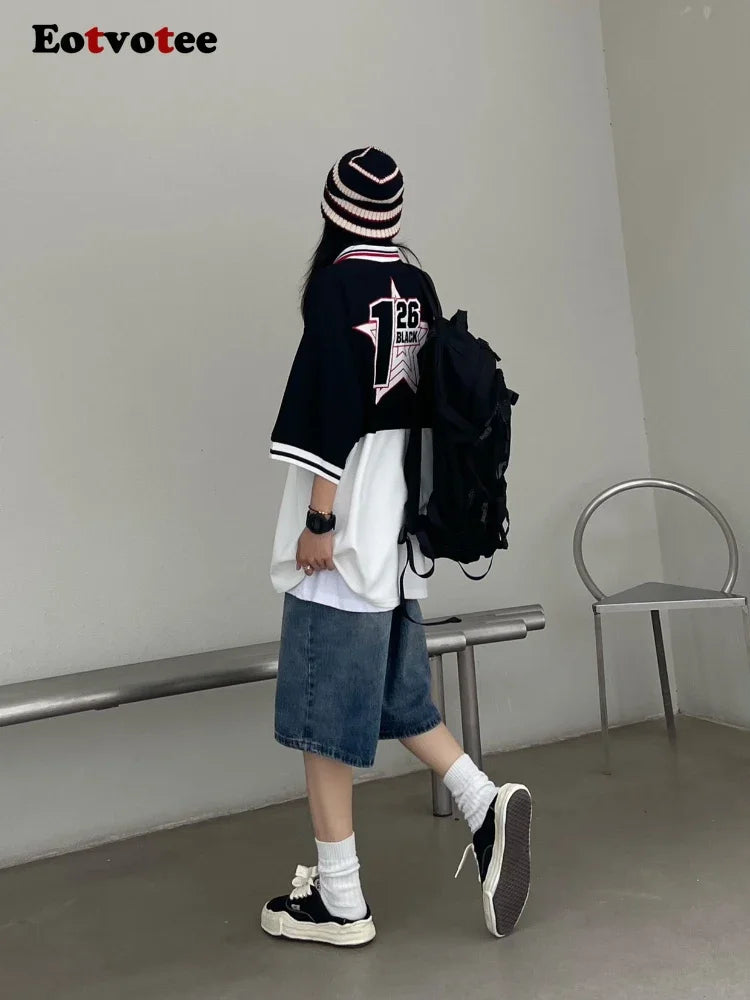 EOTVOTEE - Streetwear Loose Shorts