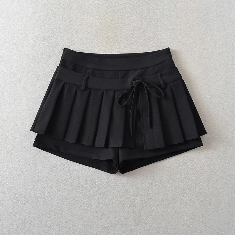 Chu Sau - Sweet Pleated Mini Skirt 