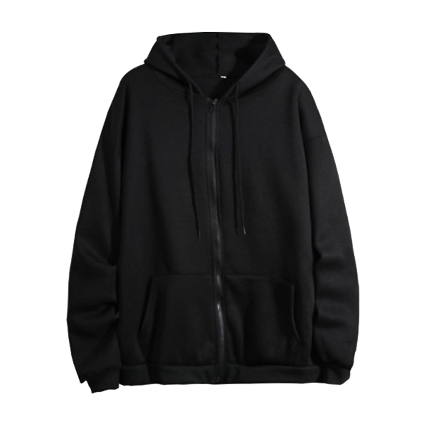 Casual Oversize Zip-Up Hoodie 