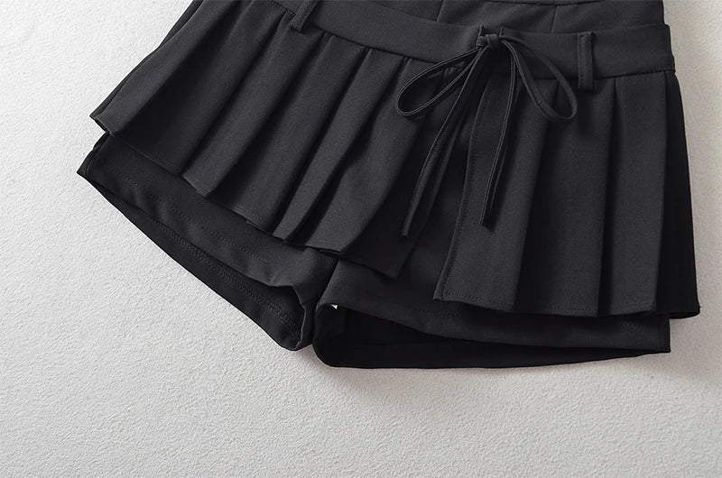 Chu Sau - Sweet Pleated Mini Skirt 