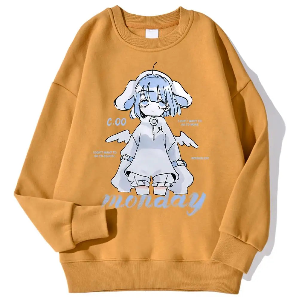 Anime Girl Design Sweatshirt 