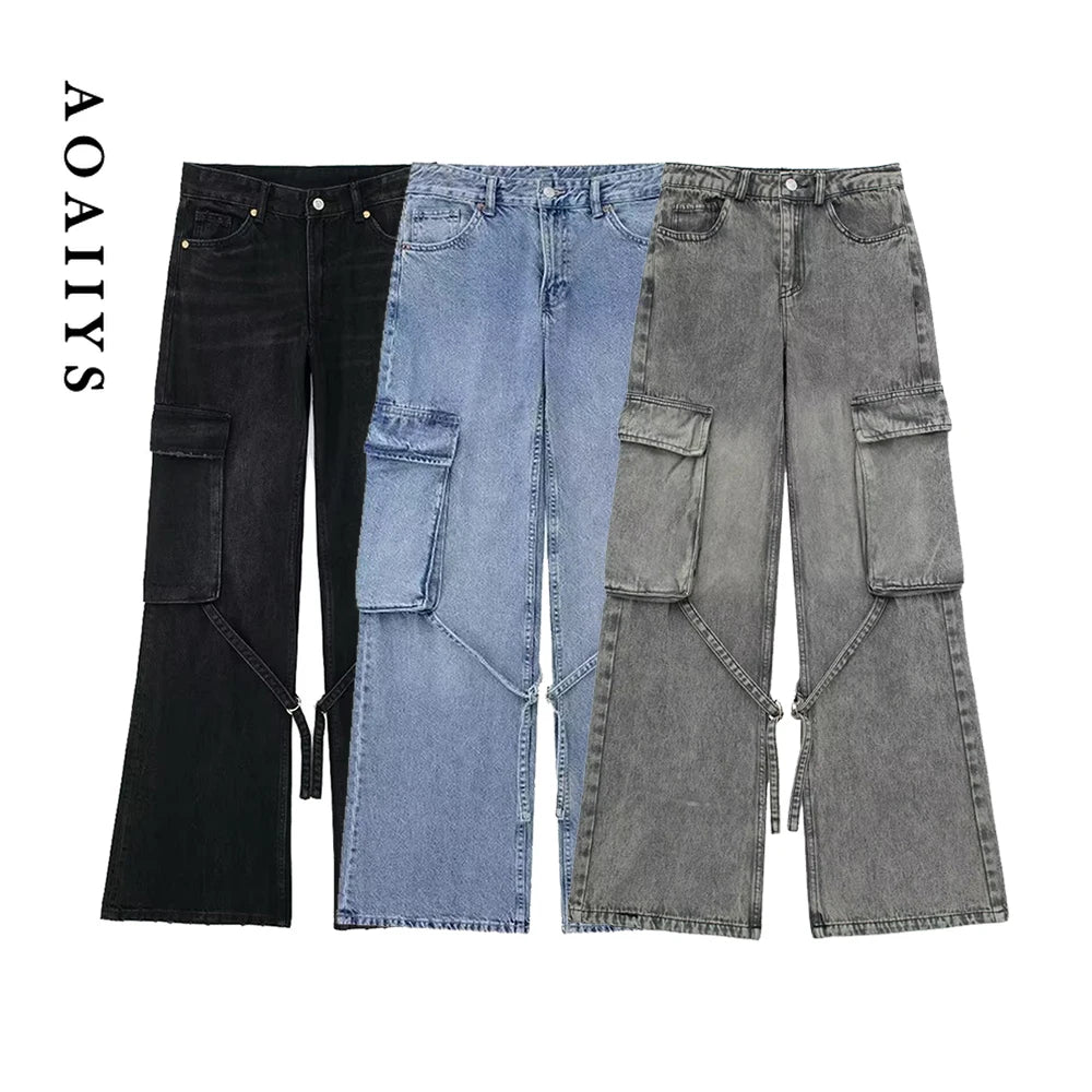 Aoaiiys - Baggy Jeans