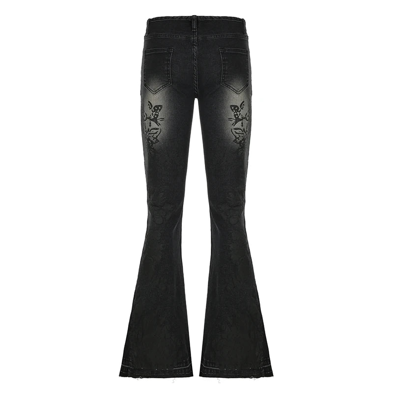 CIBBAR - Y2K Flare Jeans