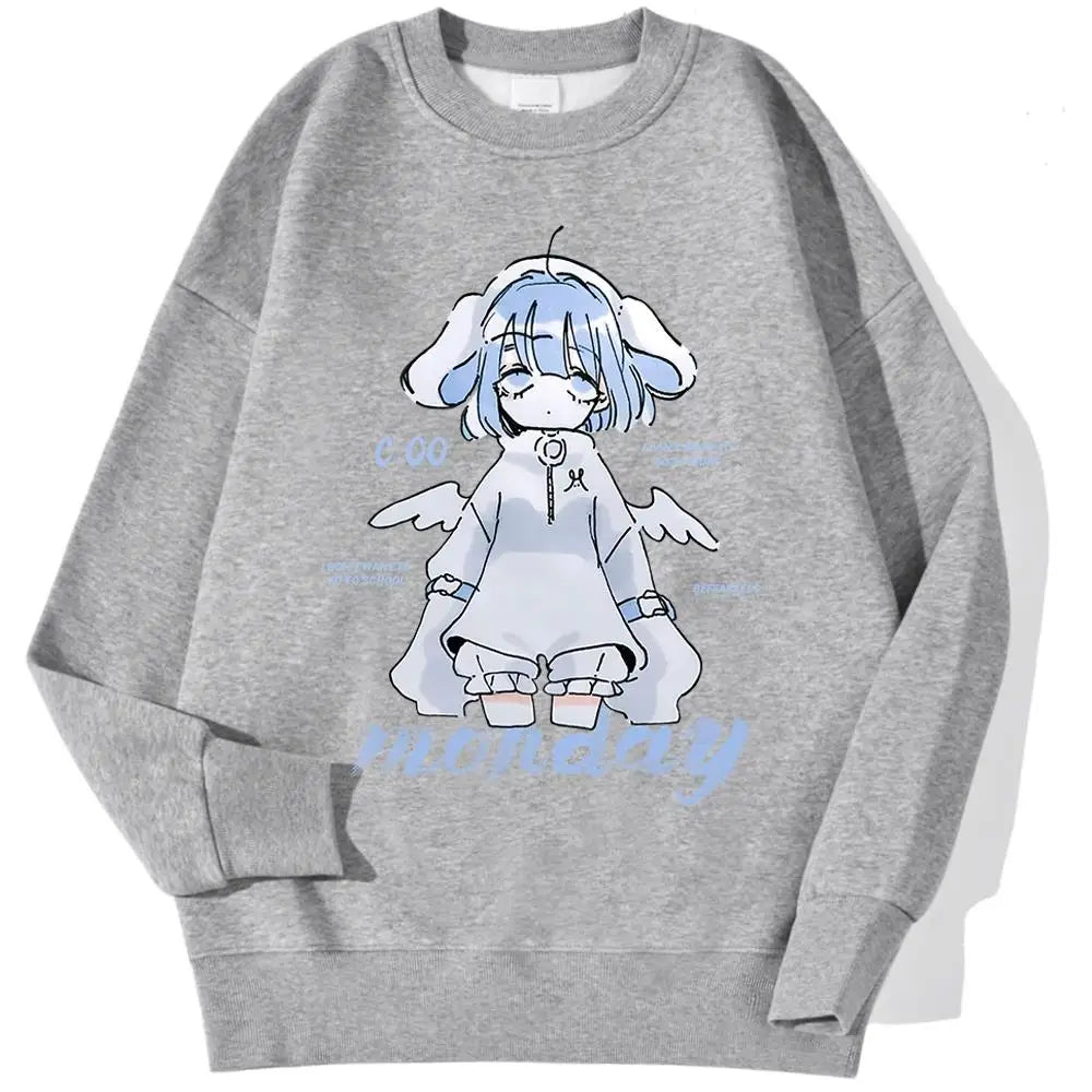 Anime Girl Design Sweatshirt 