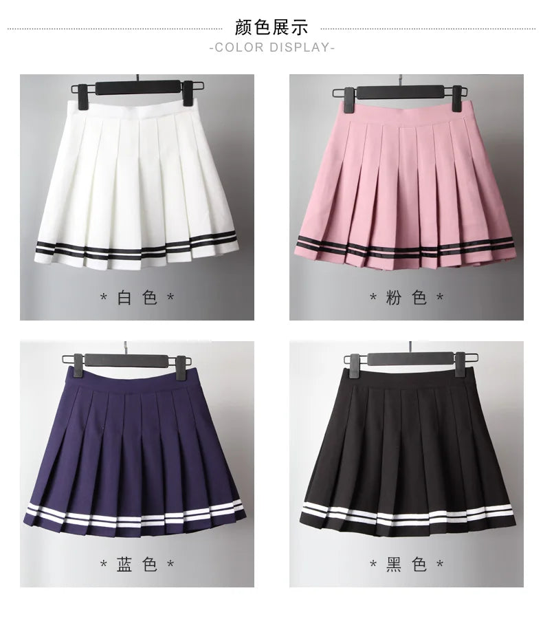 Preppy School Uniform Skirt 