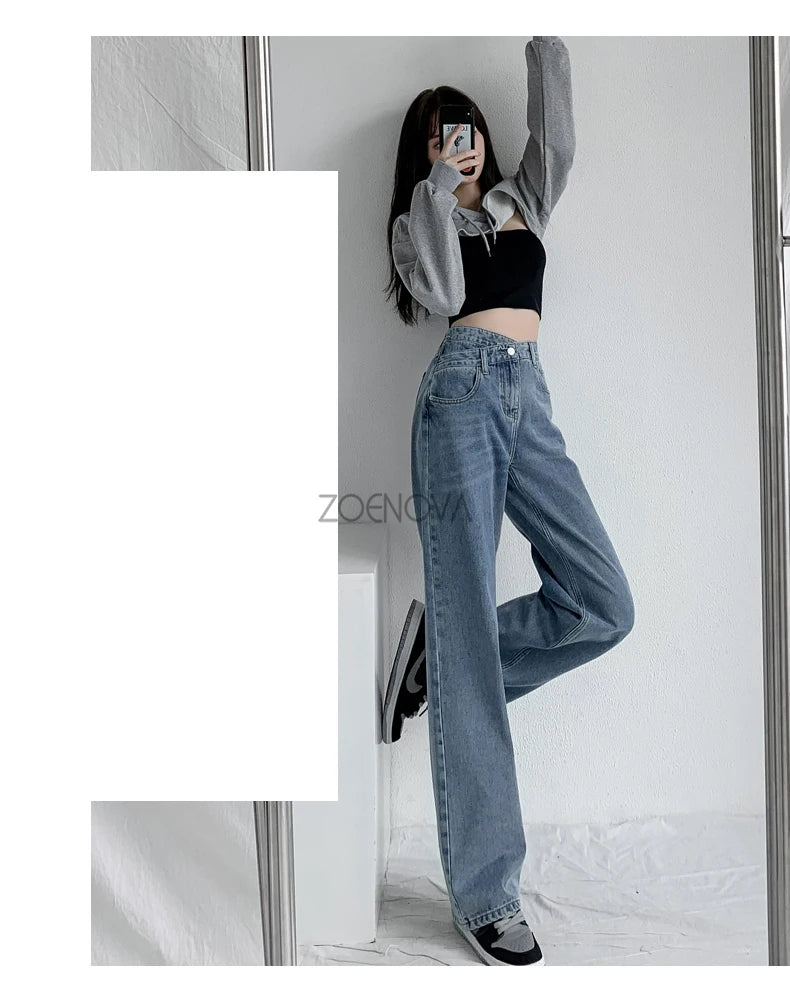 ZOENOVA - Baggy straight jeans