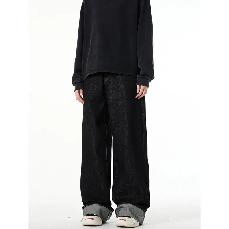 Black Gothic Baggy Jeans