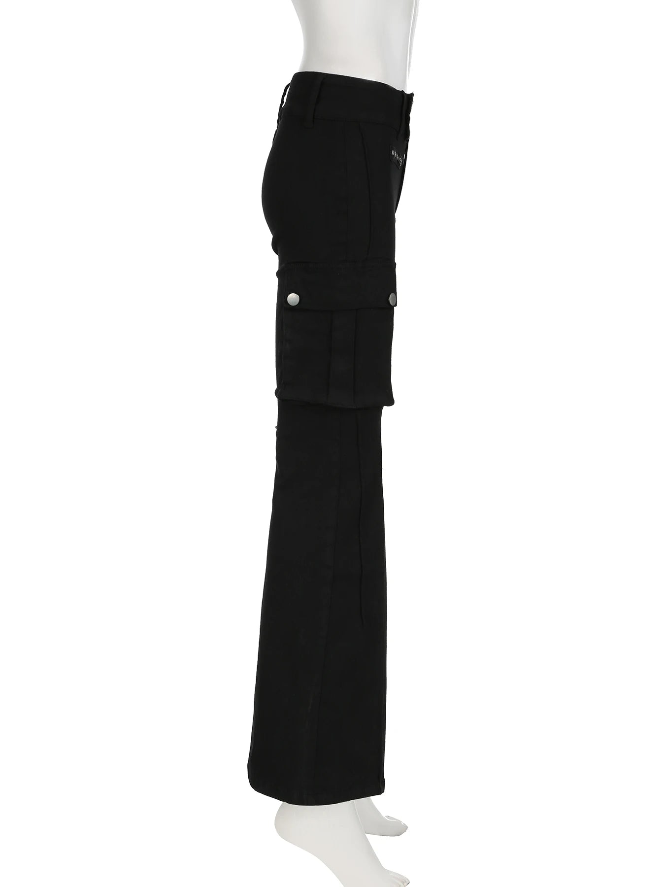 Rockmore - Women's Black Slim Flare Jeans