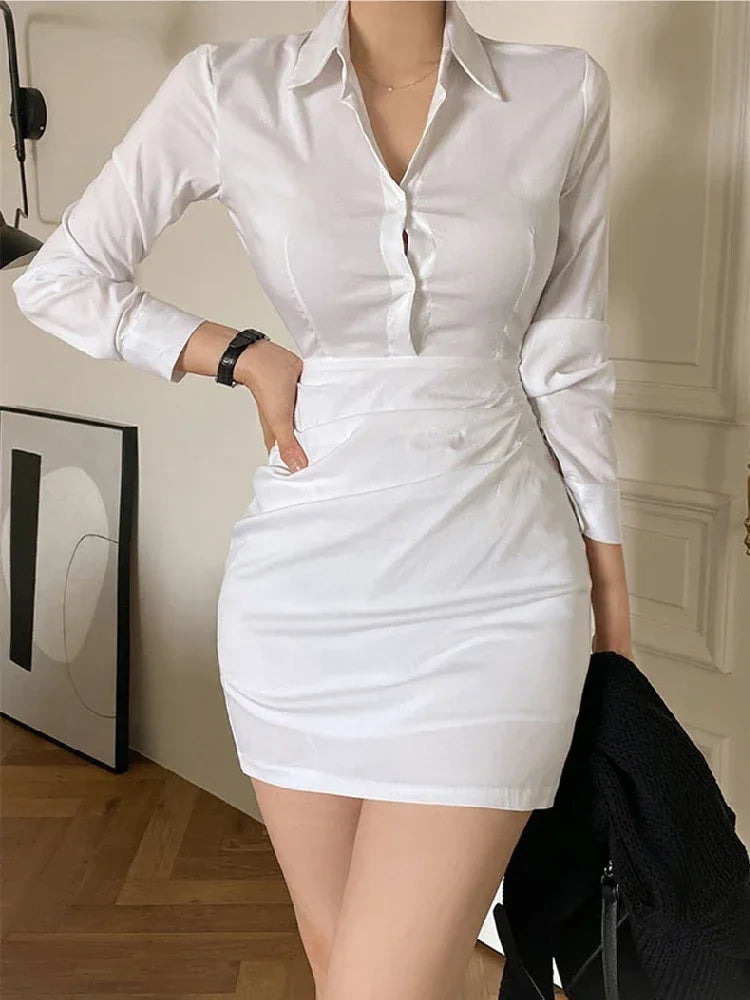 WAITSUN - White Shirt Dress 