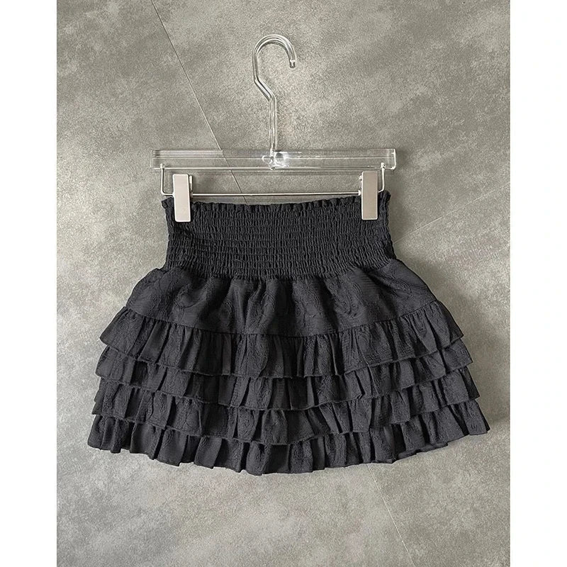 empire - Ruffle Mini Skirt