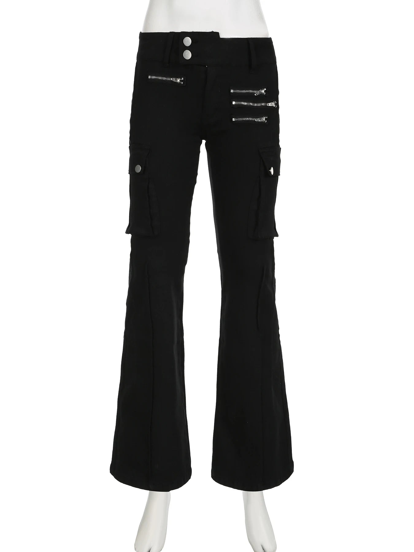 Rockmore - Women's Black Slim Flare Jeans