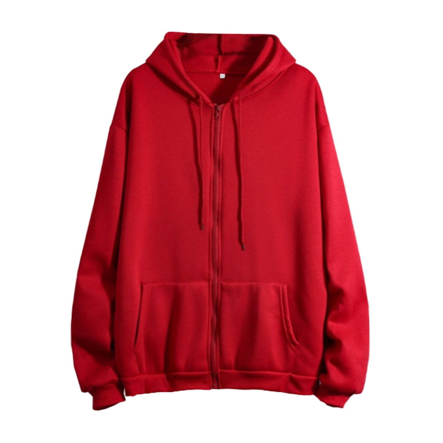 Casual Oversize Zip-Up Hoodie 