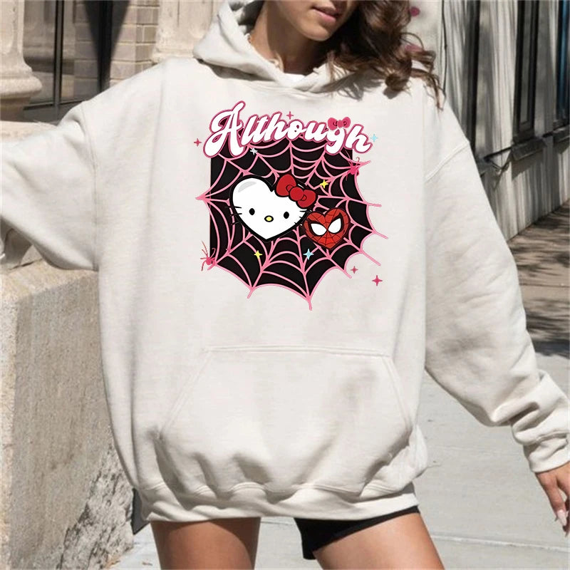 Kawaii Sanrio Spider Hello Kitty Hoodie