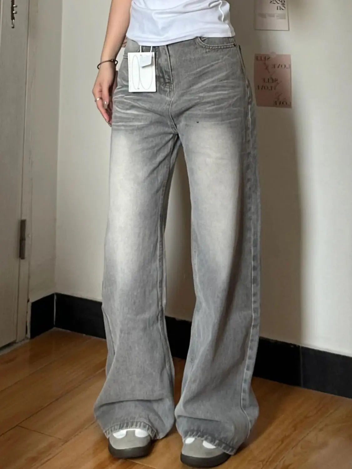 High Street Retro Y2K Baggy Denim Trousers 