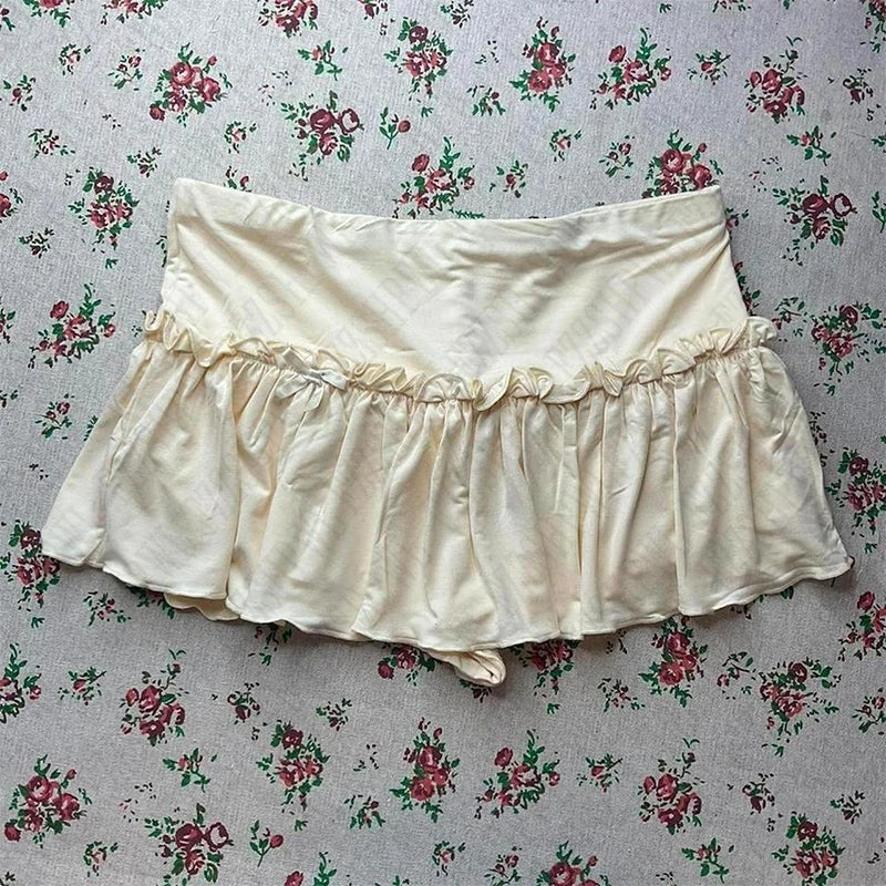 Cute Bow Mini Skirt