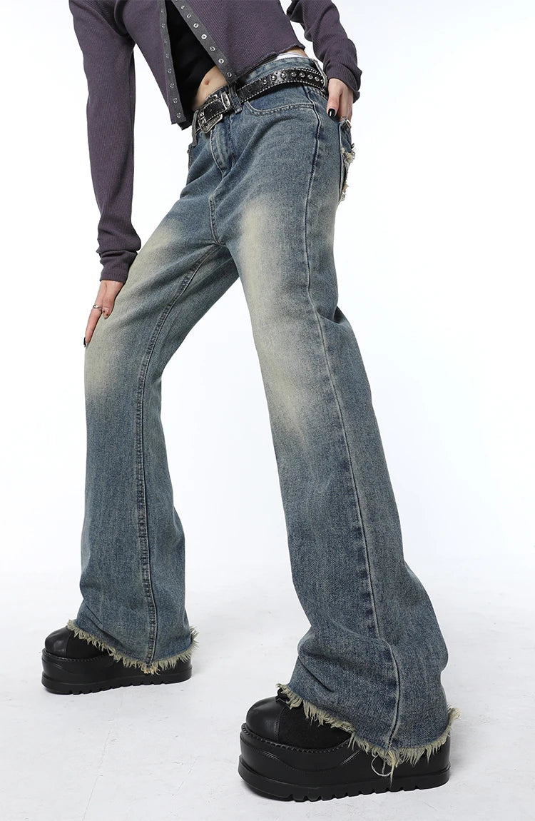 Blue Star Wide Leg Jeans