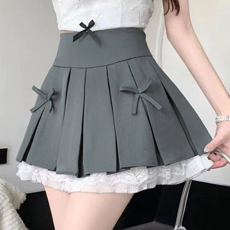 High-Waist Pleated Skirt 