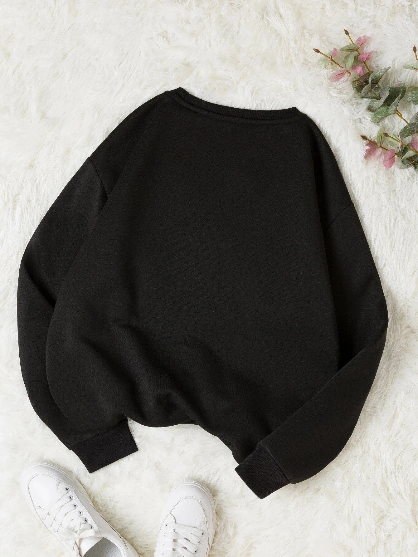 Thermal Lined Crew Neck Sweatshirt