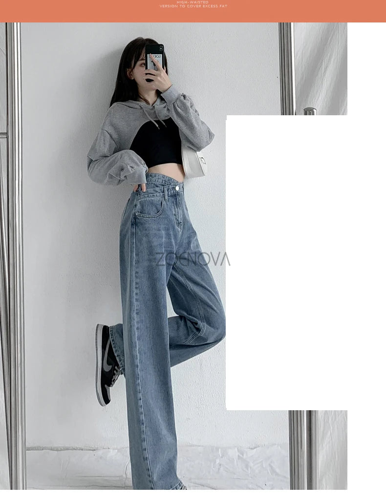 ZOENOVA - Baggy straight jeans